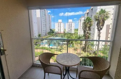 Apartamento mobiliado para locação 2 quartos 1 suite - prime acqua pananby, campinas/sp