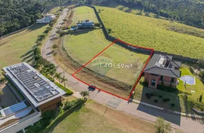 Terreno 1401 m2 no condomínio fazenda dona carolina - itatiba/sp - r$ 771 mil - localização privilegiada