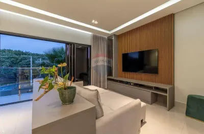 Casa moderna com vista para a natureza no Parque Residencial Maison Blanche, Valinhos/SP