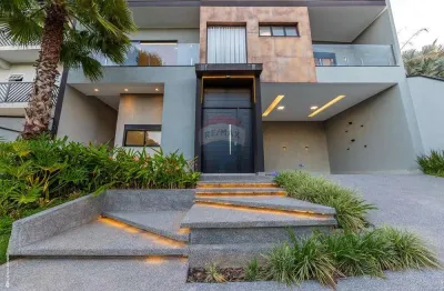 Casa moderna com vista para a natureza no parque residencial maison blanche, valinhos/sp