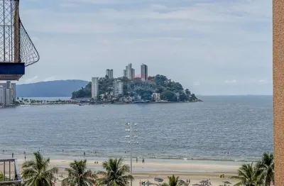 Apartamento com Vista Mar à venda na Praia do Gonzaguinha - São Vicente - SP, 66,42m² - R$ 298.000,00