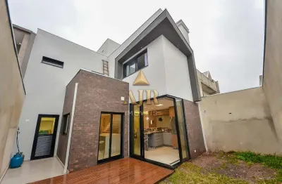 Casa em condomínio fechado com 3 quartos à venda na rua pedro wieler, 1051, xaxim, curitiba, 200 m2 por r$ 1.590.000