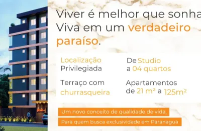 Apartamentos de alto padrão em paranaguá (com mais de 12 plantas! diferentes)