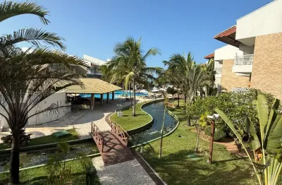 Apartamento pé na areia no porto das dunas em um dos condomínios mais requisitados da região, paraíso das dunas