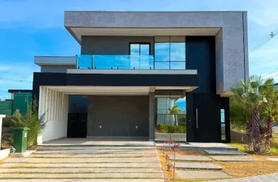 Casa duplex de esquina no terras alphaville, com 4 suítes, paisagismo completo