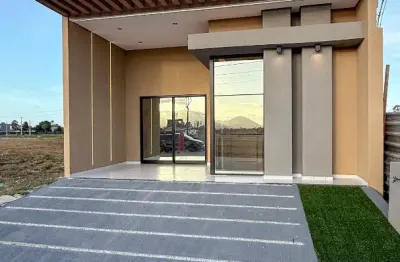 Casa plana com 3 quartos  no condomínio recanto das flores em maracanau