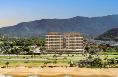 Apto alto padrao 2 dorm (1 suíte) frente total mar massaguaçu caraguatatuba