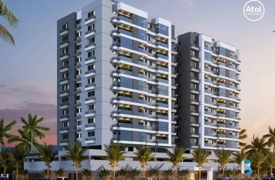 Apto 3 dorm a 260 mts da orla Martim de Sá + varanda gourmet + 2 vagas