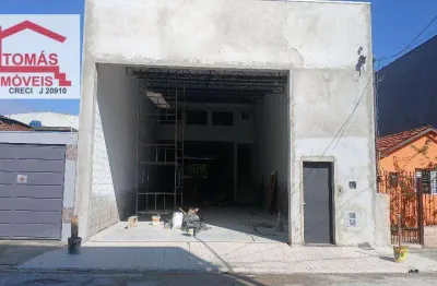 Galpão novo na vila leopoldina, com 480 metros entrada para duas ruas, trifásico.