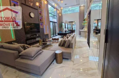 Casa de Alto Padrão com 3 Suítes, 4 Vagas, Piscina e Sala de Cinema para alugar, 350 m² por R$ 27.400/mês - City América - São Paulo/SP