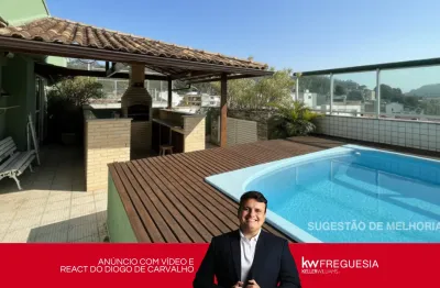 Maravilhosa cobertura duplex na geminiano gois - cond freguesia special