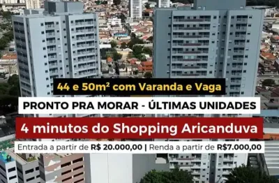 Lindo apartamento pronto pra morar / 2 dorms varanda e vaga / parte da entrada parcelada