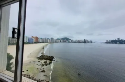 Apartamento amplo e com uma vista magnífica da baía de são vicente.