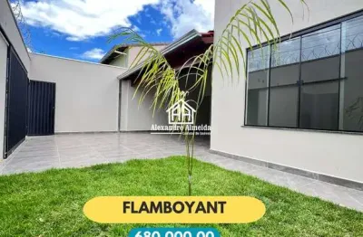 Linda casa nova no bairro flamboyant  com 3/4 um suite  em uberlandia