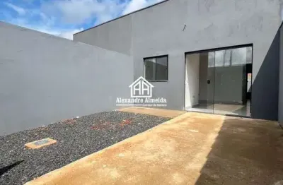 Oportunidade casa nova no jardim canaã  com 2/4 um suite na melhor localização!