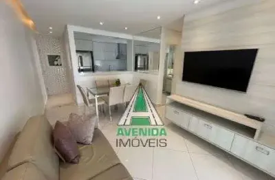Apto. 80 m2 c/ 2 dormitorios, totalmente mobiliado, vila vivaldi, sao bernardo do campo
