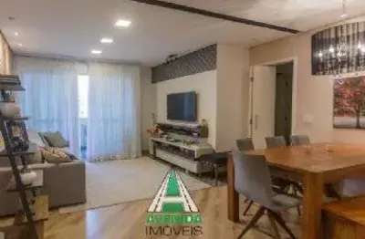 Lindo apartamento, 107 m2 c/ 3 dormitorios, na chacara inglesa, sao bernardo do campo