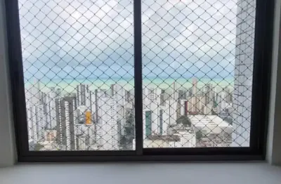 Apartamento vista mar andar alto 2 quartos mobiliado em boa viagem