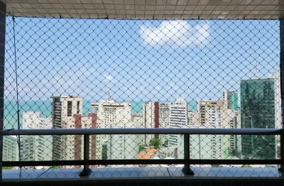Apartamento mobiliado próximo ao mar na avenida conselheiro aguiar em boa viagem
