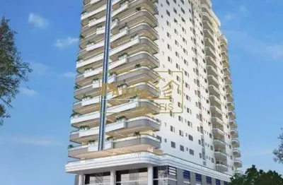 Apartamento para venda em praia grande, aviação, 2 dormitórios, 2 banheiros, 1 vaga