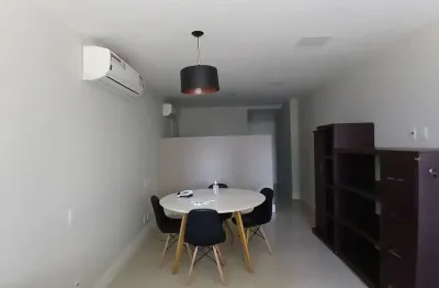 Sala comercial para locação em rio de janeiro, barra da tijuca, 1 banheiro, 1 vaga