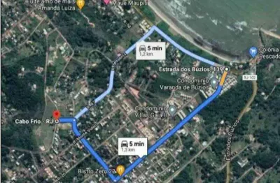 Terreno à venda na Praia Da Gorda, Caminho de Búzios, Cabo Frio