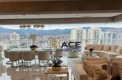 Cobertura com 3 quartos, sendo os 3 suítes,  área útil de 360 m², à venda por r$ 7.999.999 - vila galvão - guarulhos/sp