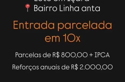 Excelente opção de terreno á venda em içara - linha anta próximo ao marzo automóveis
