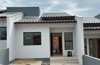 Casa gemina em içara bairro tereza cristina á venda financia pela caixa