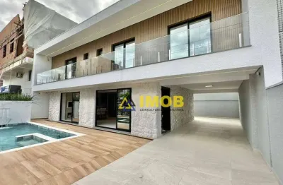 Casa luxo 4 suítes piscina cascata centro guaratuba