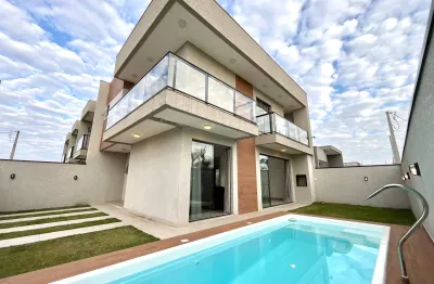 Sobrado de esquina com piscina 3 quartos eliana guaratuba