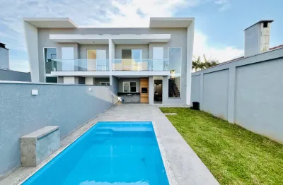 Sobrado 4 quartos 1 suíte no bairro brejatuba em guaratuba (temporada)