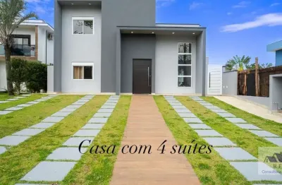 Casa Nova 4 Suítes no Condomínio Bougainville IV – Maitinga, Bertioga