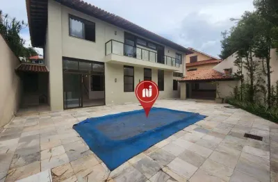 Casa com 5 dormitórios à venda, 560 m² por r$ 3.200.000,00 - belvedere - belo horizonte/mg