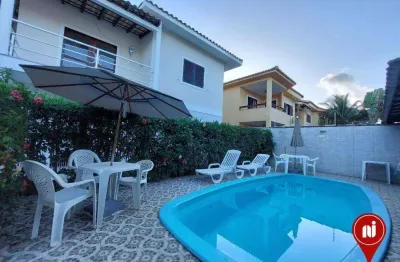 Apartamento mobiliado com 2 dormitórios à venda, 90 m² por r$ 600.000 - paraíso dos pataxós - porto seguro/ba