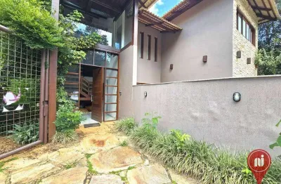 Casa com 4 dormitórios à venda, 480 m² por r$ 3.500.000,00 - ville de montagne - nova lima/mg