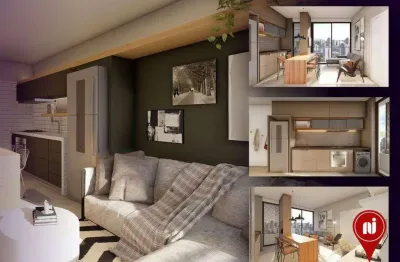 Apartamento com 1 dormitório à venda, 32 m² por r$ 455.000,00 - grajaú - belo horizonte/mg