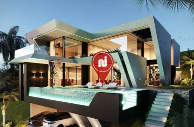 Casa com 5 dormitórios à venda, 677 m² por r$ 4.400.000,00 - jardim serrano - nova lima/mg