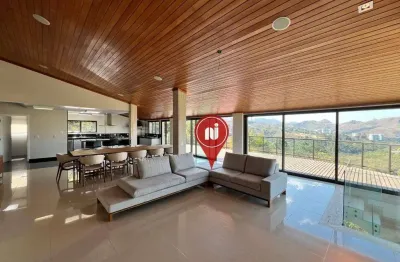 Casa com 4 dormitórios à venda, 707 m² por r$ 4.900.000,00 - vila d'el rey - nova lima/mg