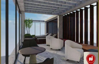 Apartamento com 1 dormitório à venda, 32 m² por r$ 596.345,40 - gutierrez - belo horizonte/mg