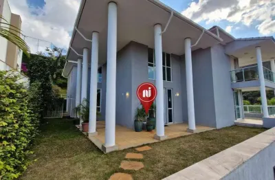 Casa com 4 dormitórios à venda, 412 m² por r$ 4.200.000,00 - condomínio vila castela - nova lima/mg