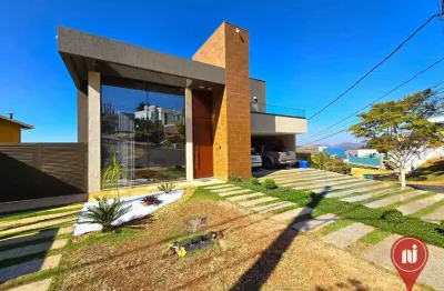 Casa com 5 dormitórios à venda, 550 m² por r$ 4.999.000,00 - alphaville - lagoa dos ingleses - nova lima/mg