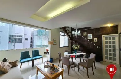 Cobertura com 3 dormitórios à venda, 200 m² por r$ 950.000,00 - estoril - belo horizonte/mg