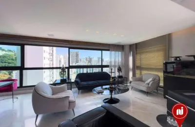 Apartamento com 3 dormitórios, 150 m² - venda por r$ 3.200.000,00 ou aluguel por r$ 21.111,00/mês - anchieta - belo horizonte/mg