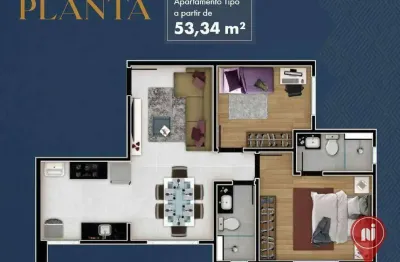 Apartamento com 2 dormitórios à venda, 62 m² por r$ 538.920,00 - alto caiçaras - belo horizonte/mg