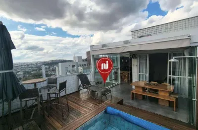Cobertura com 2 dormitórios à venda, 130 m² por r$ 1.199.000,00 - buritis - belo horizonte/mg