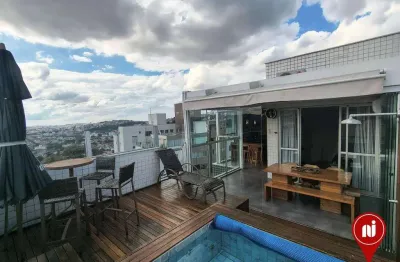 Cobertura com 2 dormitórios à venda, 130 m² por r$ 1.199.000,00 - buritis - belo horizonte/mg