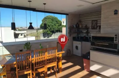 Cobertura com 3 dormitórios à venda, 143 m² por r$ 735.000,00 - santa rosa - belo horizonte/mg