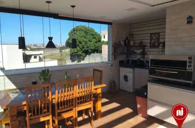 Cobertura com 3 dormitórios à venda, 143 m² por r$ 735.000,00 - santa rosa - belo horizonte/mg