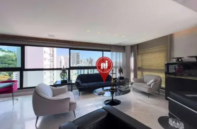 Apartamento com 3 dormitórios, 150 m² - venda por r$ 3.200.000,00 ou aluguel por r$ 21.111,00/mês - anchieta - belo horizonte/mg